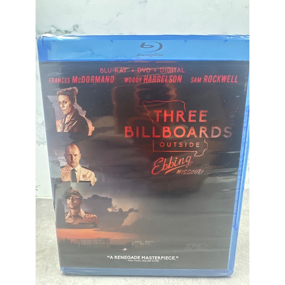 Three Billboards Outside Ebbing Missouri Blu-ray DVD Digital Frances McDormand